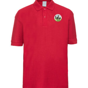 Catwg School Children Polo Shirt Red [E]