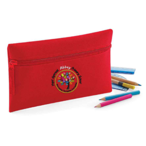 Abbey Primary Pencil Case Red [P]