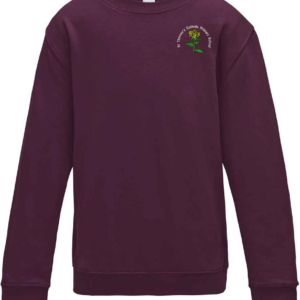 [NTH-0555] St. Therese's Primary Sweater Maroon [E]
