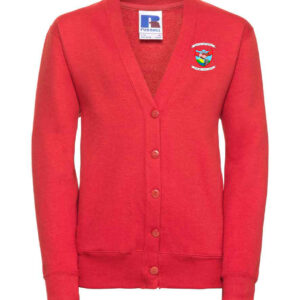 Cwmafan Primary Children Red Cardigan