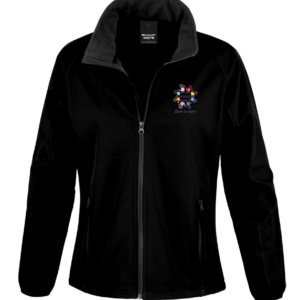 [NTH-1154] Melin Flying Start - R231F Ladies/Unisex Softshell Jacket Black [E]
