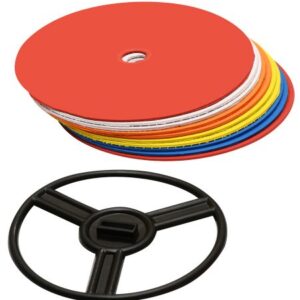 RUBBER Flat Markers 4 Colours 10 Pieces (10 Pack)