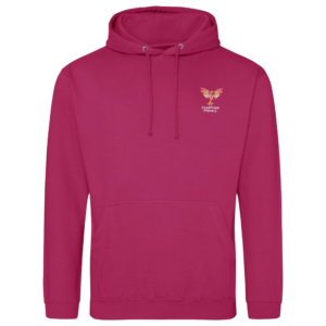 NTH-707 JH0001B Coedffranc Primary School Leavers Hot Pink Hoodie 2027 JR [E+P]