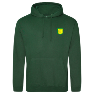 NTH-201 JH001B Waunceirch Primary School Leavers Bottle Green Hoodie 2027 JR [E+P]