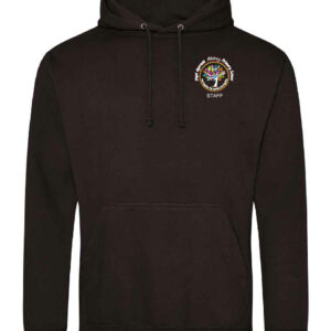[E] JH001 Abbey Primary Staff Jet Black Hoody SR